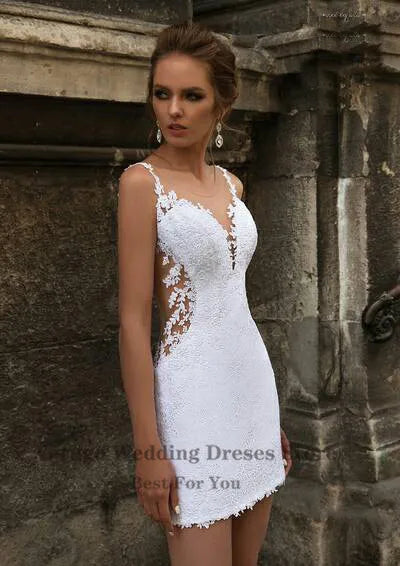 Be a Mermaid Bride in Our 3-in-1 Wedding Gown with Lace Appliques & Two Trains