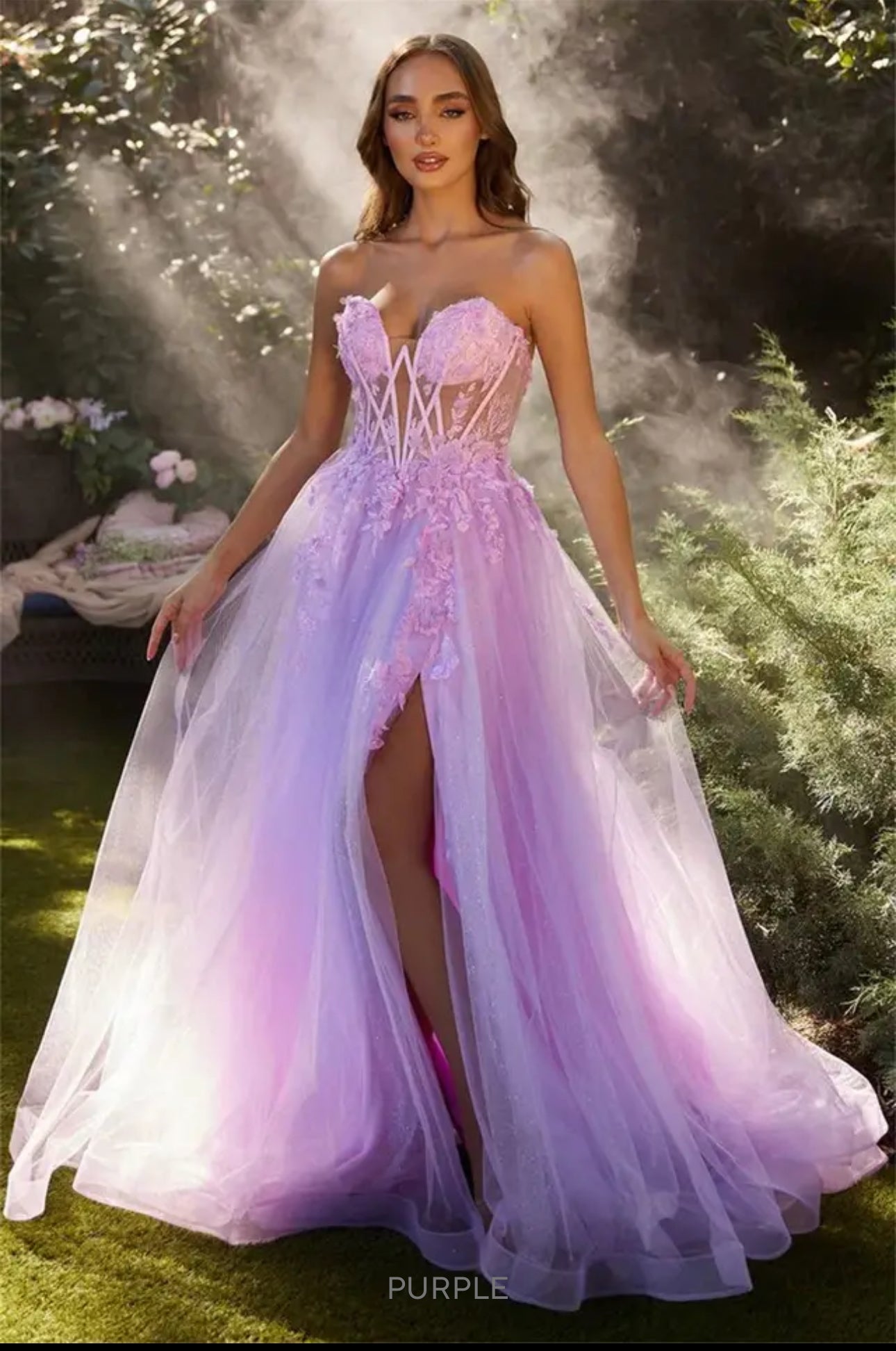 Gorgeous Off the Shoulder Glittered Tulle Corset Bodice Prom/Homecoming Gown