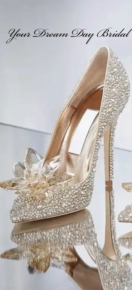 Rhinestone WOW Bridal Pumps 2.75” Heel - Your Dream Day Bridal