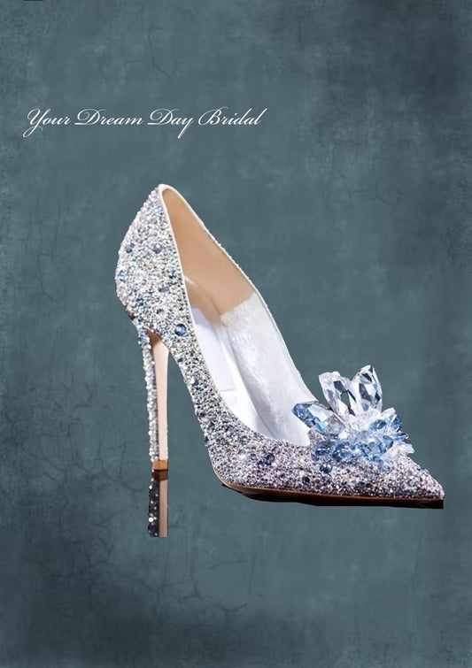 Rhinestone WOW Bridal Pumps 2.75” Heel - Your Dream Day Bridal