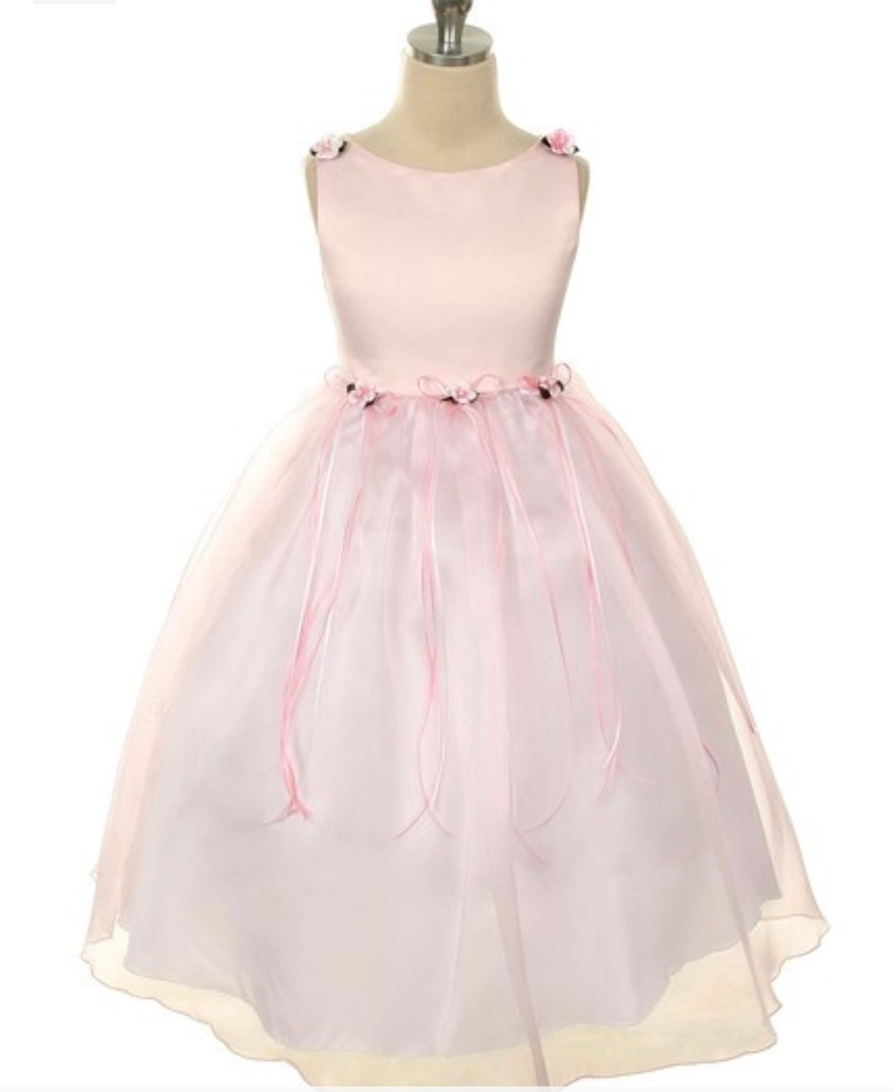 Rosebud Organza Flower Girl Dress - Your Dream Day Bridal