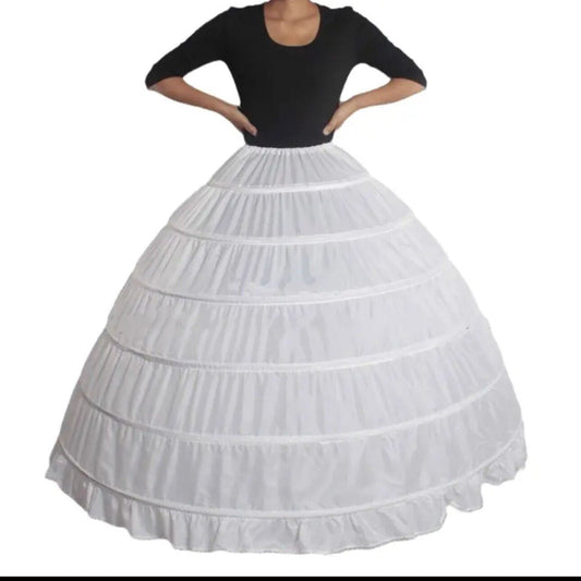 Six Hoop Ball Gown Petticoat - Your Dream Day Bridal